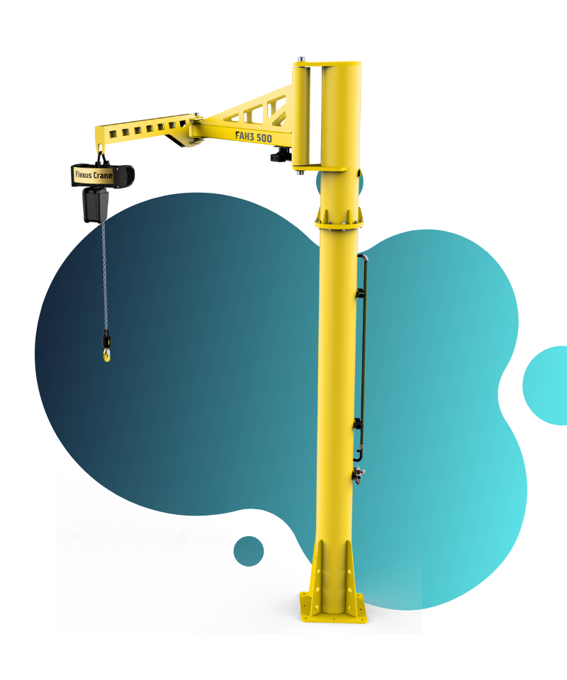 Soluciones en grúas bandera para elevación, posicionamiento y movimiento de cargas dentro de planta. Ingeniería robusta a la medida para líneas de manufactura y talleres industriales.